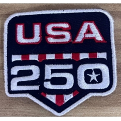Men New England Patriots USA 250 Anniversary Patch Biaog