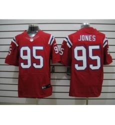 Nike New England Patriots 95 Chandler Jones Red Elite NFL Jersey