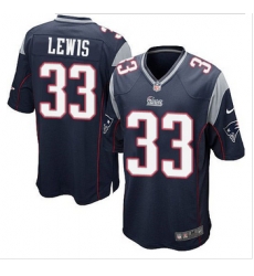 Youth New Patriots #33 Dion Lewis Navy Blue Team Color Stitched NFL Elite Jersey