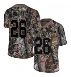 Youth Nike New England Patriots 26 Sony Michel Camo Untouchable Limited NFL Jersey