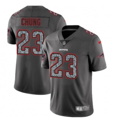 Youth Nike Patriots #23 Patrick Chung Gray Static NFL Vapor Untouchable Game Jersey