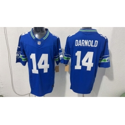 Men Seattle Seahawks  12 Fan Royal 2026 F U S E  Throwback Vapor Untouchable Limited Stitched Football Jersey