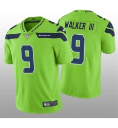 Men Seattle Seahawks 9 Kenneth Walker III Green Vapor Untouchable Limited Stitched Jersey