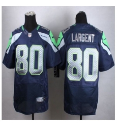 New Seattle Seahawks #80 Steve Largent Steel Blue Team Color Men Stitched NFL Elite jersey New Seattle Seahawks #80 Steve Largent Steel Blue Team Color Men Stitched NFL Elite jersey