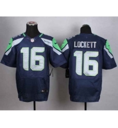 nike nfl jerseys seattle seahawks 16 lockett blue[Elite]