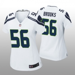 Women Seattle Seahawks Jordyn Brooks #56 White Vapor Limited NFL Jersey