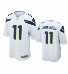 Youth Seattle Seahawks 11 Jaxon Smith Njigba White 2023 Draft Stitched Game Jersey