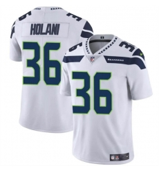 Youth Seattle Seahawks 36 George Holani White Vapor Limited Stitched Football Jersey