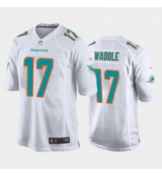 Youth Miami Dolphins Jaylen Waddle Aqua White 2021 Draft Jersey