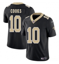 Men New Orleans Saints 10 Brandin Cooks Black 2025 Vapor Limited Stitched Football Jersey Men New Orleans Saints 10 Brandin Cooks Black 2025 Vapor Limited Stitched Football Jersey