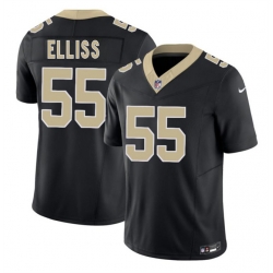 Men New Orleans Saints  55 Kaden Elliss Black 2026 F U S E Vapor Limited Stitched Football Jersey