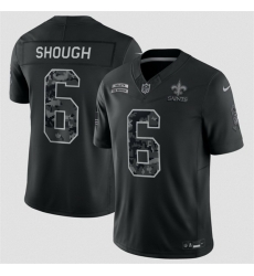 Men New Orleans Saints 6 Tyler Shough Black F U S E 2026 Salute to Service Limited Stitched Football Jersey Men New Orleans Saints 6 Tyler Shough Black F U S E 2026 Salute to Service Limited Stitched Football Jersey