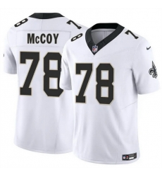 Men New Orleans Saints 78 Erik McCoy White 2025 F U S E Vapor Limited Stitched Football Jersey Men New Orleans Saints 78 Erik McCoy White 2025 F U S E Vapor Limited Stitched Football Jersey