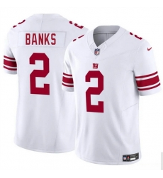 Men New York Giants 2 Deonte Banks White 2025 F U S E Vapor Untouchable Limited Stitched Jersey Men New York Giants 2 Deonte Banks White 2025 F U S E Vapor Untouchable Limited Stitched Jersey