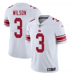 Men New York Giants 3 Russell Wilson White 2025 Vapor Untouchable Limited Stitched Jersey Men New York Giants 3 Russell Wilson White 2025 Vapor Untouchable Limited Stitched Jersey
