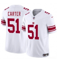 Men New York Giants 51 Abdul Carter White 2025 Draft F U S E Vapor Untouchable Limited Stitched Jersey Men New York Giants 51 Abdul Carter White 2025 Draft F U S E Vapor Untouchable Limited Stitched Jersey