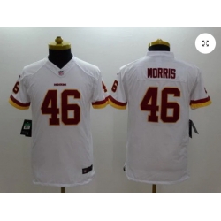 Men Redskins Alfred Morris #46 White 2020 Vapor Untouchable Limited Jersey