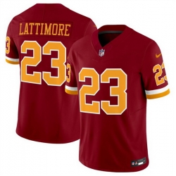 Men Washington Commanders 23 Marshon Lattimore Burgundy 2025 F U S E  Throwback Limited Stitched Football Jersey