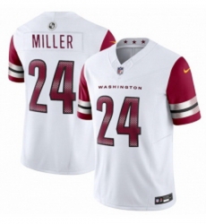 Men Washington Commanders 24 Von Miller White 2025 FUSE Vapor Limited Football Stitched Jersey