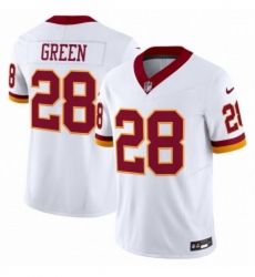 Men Washington Commanders 28 Darrell Green White 2025 FUSE Throwback Vapor Limited Football Stitched Jersey
