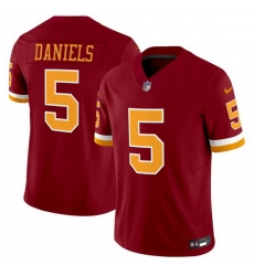 Men Washington Commanders 5 Jayden Daniels Burgundy 2025 F U S E Throwback Limited Stitched Football Jersey Men Washington Commanders 5 Jayden Daniels Burgundy 2025 F U S E Throwback Limited Stitched Football Jersey
