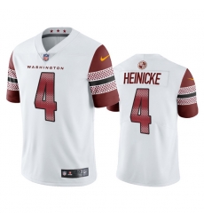 Men's Washington Commanders #4 Taylor Heinicke White Vapor Untouchable Stitched Football Jersey