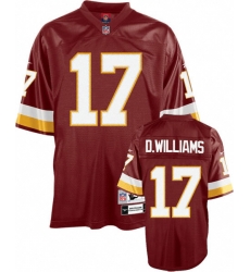 Washington Redskins 17 Doug Williams Red Mens NFL Throwback Jersey