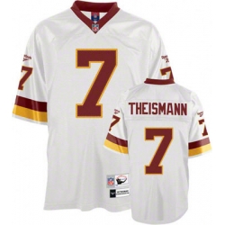 Washington Redskins 7 Joe Theismann White Throwback Jersey