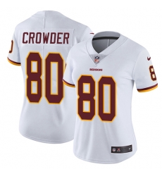 Nike Redskins #80 Jamison Crowder White Womens Stitched NFL Vapor Untouchable Limited Jersey