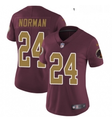 Womens Nike Washington Redskins 24 Josh Norman Elite Burgundy RedGold Number Alternate 80TH Anniversary NFL Jersey Womens Nike Washington Redskins 24 Josh Norman Elite Burgundy RedGold Number Alternate 80TH Anniversary NFL Jersey