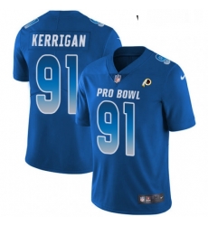 Womens Nike Washington Redskins 91 Ryan Kerrigan Limited Royal Blue 2018 Pro Bowl NFL Jersey