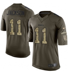 Nike Redskins #11 DeSean Jackson Green Youth Stitched NFL Limited Salute to Service Jersey