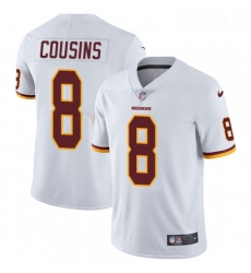 Youth Nike Washington Redskins 8 Kirk Cousins White Vapor Untouchable Limited Player NFL Jersey