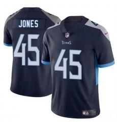 Men Tennessee Titans 45 Dre 27Mont Jones Navy 2025 Vapor Limited Stitched Football Jersey Men Tennessee Titans 45 Dre 27Mont Jones Navy 2025 Vapor Limited Stitched Football Jersey