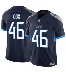 Men Tennessee Titans 46 Amani Hooker Navy 2025 F U S E  Vapor Limited Stitched Football Jersey