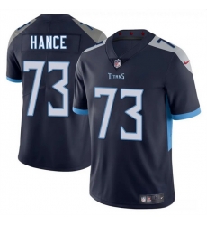Men Tennessee Titans 73 Blake Hance Navy 2025 Vapor Limited Stitched Football Jersey