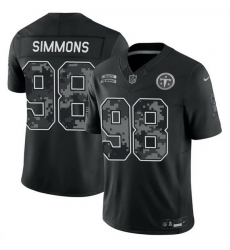Men Tennessee Titans 98 Jeffery Simmons Black F U S E 2026 Salute to Service Limited Stitched Football Jersey Men Tennessee Titans 98 Jeffery Simmons Black F U S E 2026 Salute to Service Limited Stitched Football Jersey