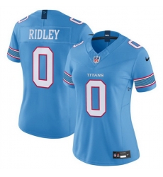 Women Tennessee Titans 0 Calvin Ridley Light Blue 2026 F U S E Vapor Limited Stitched Football Jersey Women Tennessee Titans 0 Calvin Ridley Light Blue 2026 F U S E Vapor Limited Stitched Football Jersey
