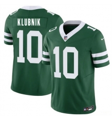 Men New York Jets  10 Cade Klubnik Green 2026 Draft F U S E  Vapor Untouchable Limited Stitched Jersey