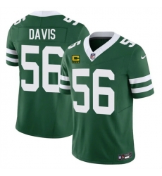 Men New York Jets  56 Demario Davis Green 2025 F U S E  4 Star C Patch Vapor Untouchable Limited Stitched Jersey