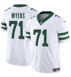 Men New York Jets 71 Josh Myers White 2025 F U S E Vapor Untouchable Limited Stitched Jersey Men New York Jets 71 Josh Myers White 2025 F U S E Vapor Untouchable Limited Stitched Jersey
