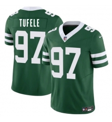 Men New York Jets 97 Jay Tufele Green 2025 F U S E Vapor Untouchable Limited Stitched Jersey Men New York Jets 97 Jay Tufele Green 2025 F U S E Vapor Untouchable Limited Stitched Jersey