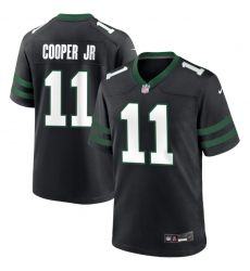 Mens New York Jets 11 Omar Cooper Jr Black 2026 Draft F U S E Vapor Untouchable Limited Stitched Jersey