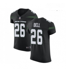 Mens New York Jets 26 Le Veon Bell Black Alternate Vapor Untouchable Elite Player Football Jersey