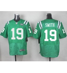 Nike Jets #19 Devin Smith Green Mens Stitched NFL Elite Rush Jersey