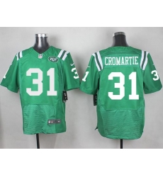 Nike Jets #31 Antonio Cromartie Green Mens Stitched NFL Elite Rush Jersey