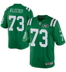 Nike Jets 73 Joe Klecko Green Mens Stitched NFL Elite Rush Jersey