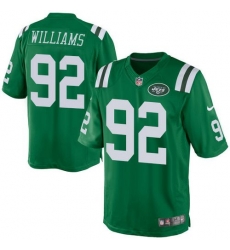 Nike Jets 92 Leonard Williams Green Mens Stitched NFL Elite Rush Jersey