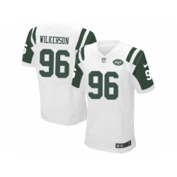 Nike New York Jets 96 Muhammad Wilkerson White Elite NFL Jersey