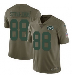 Nike Jets 88 Austin Seferian Jenkins Olive Youth Salute To Service Limited Jersey